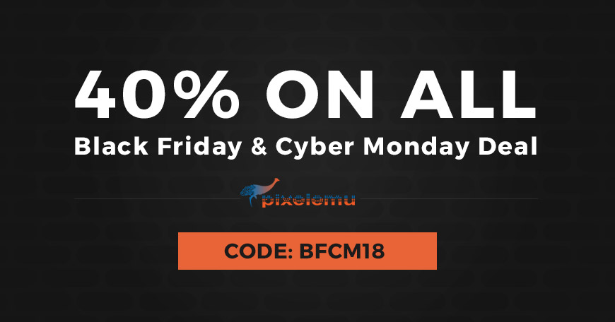 Black Friday / Cyber Monday 2018 deal discount on WordPress themes 