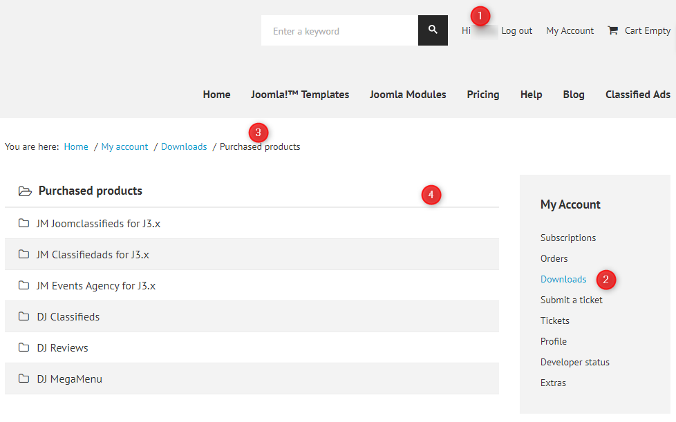 Joomla extensions download