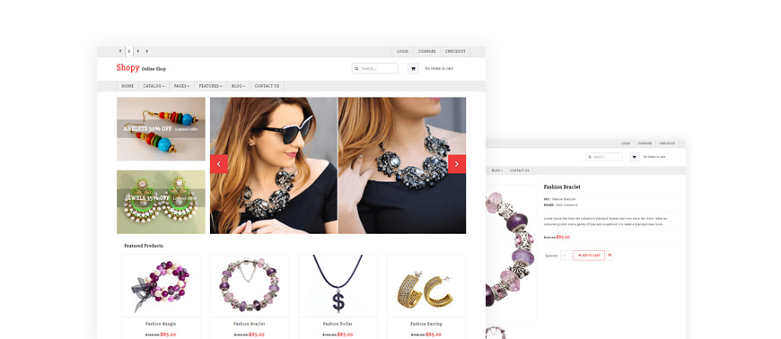 Free Joomla template for J2Store