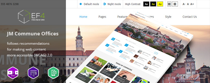 JM Commune Offices - Public Institution Joomla 3 Template (WCAG and Section 508 compatible)