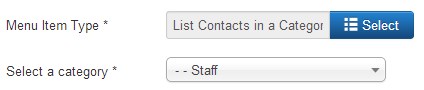 How to configure contact form Joomla