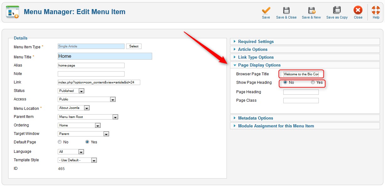  How to change "Welcome to the frontpage" in Joomla title?